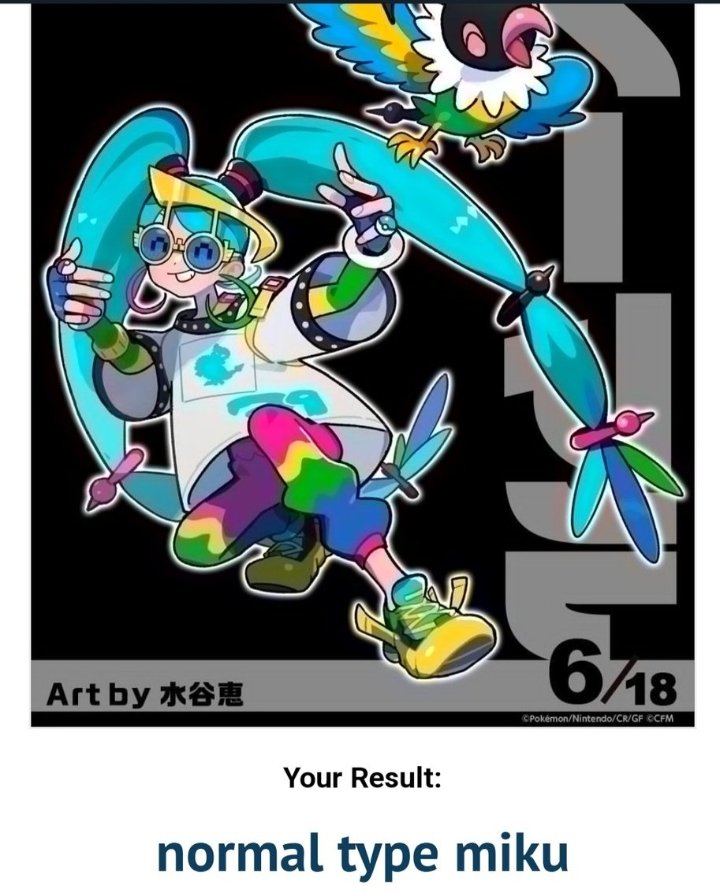 AnaMart65410340's tweet image. I mixed the hatsunes that I took in the test 🤧

#Pokemon #HatsuneMiku #normaltype #ghosttype