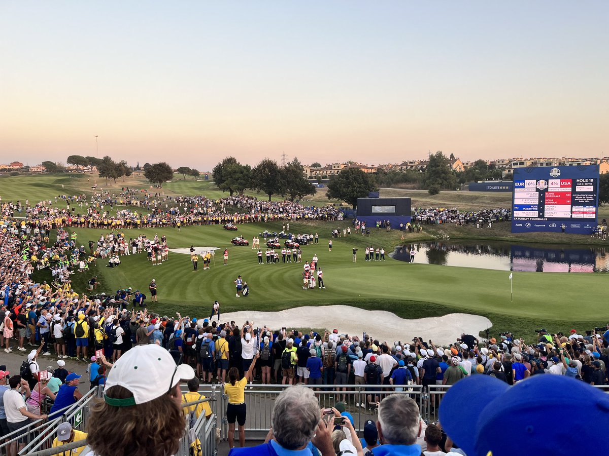 What a weeken!! #RyderCup2023 🇪🇺