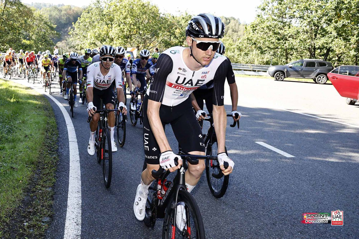 Some attacking riding today at the Famenne Ardenne Classic 🇧🇪✅. #UAETeamEmirates #WeAreUAE