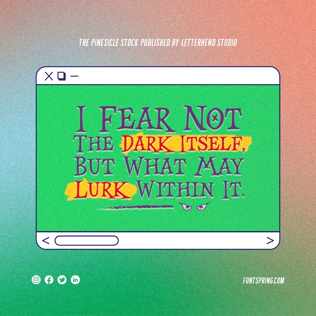 fontspring's tweet photo. Happy October 1st! Check out these spooky fonts perfect for this Halloween season 🎃 

What will you be using Halloween fonts for this year? 👇🏼 #fontspring #festivefonts https://t.co/Zg43min0qp