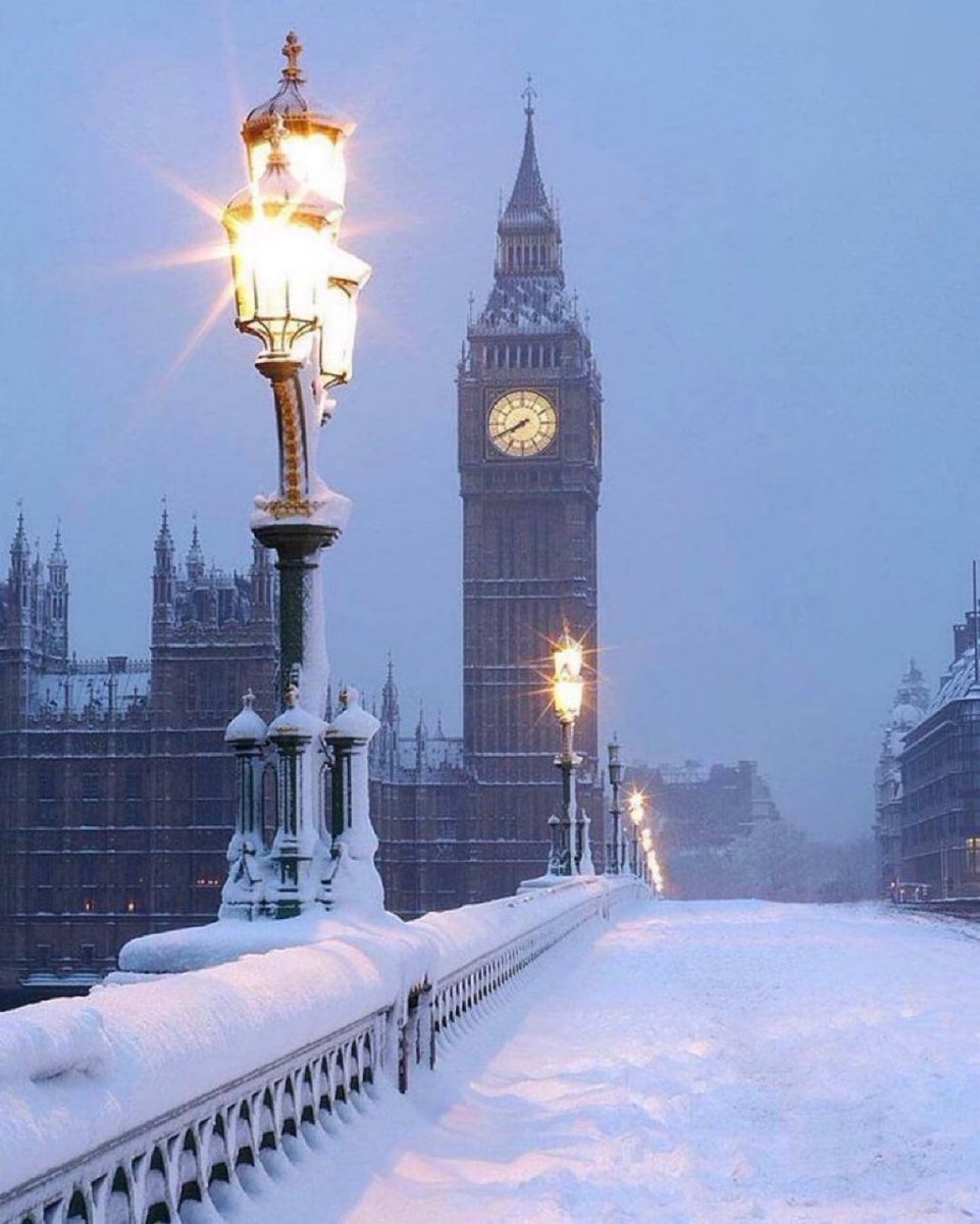 Winter in London.