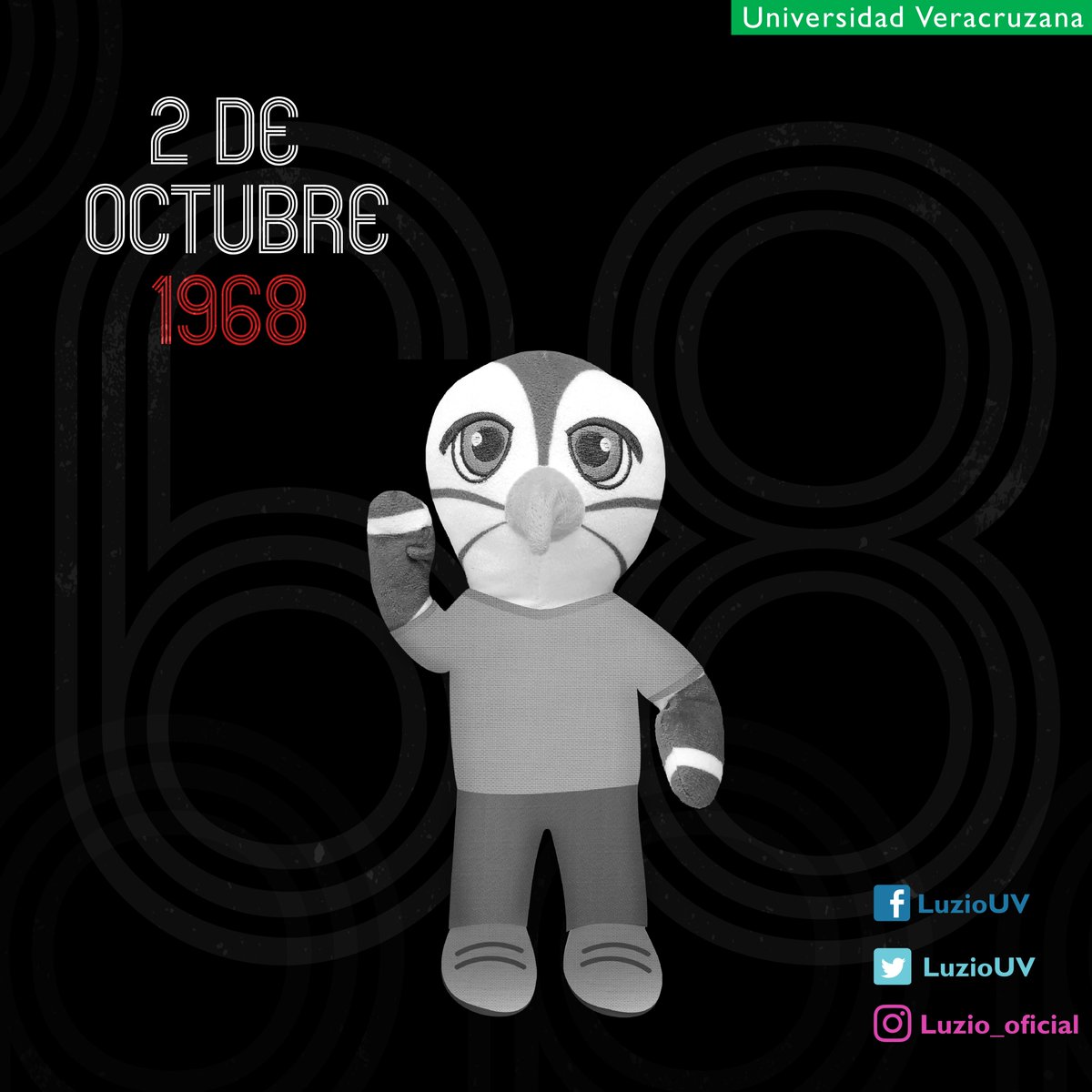 Hoy conmemoramos la valentía de quienes alzaron su voz por los derechos humanos aquel día de 1968. #2DeOctubreNoSeOlvida