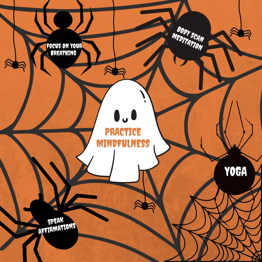 It's October, and we're bringing back our Spooky Self-Care Sundays! This Sunday, remember to practice mindfulness. Bring awareness to yourself and your surroundings, even if it's just for 5 minutes! #ILoveLHSI