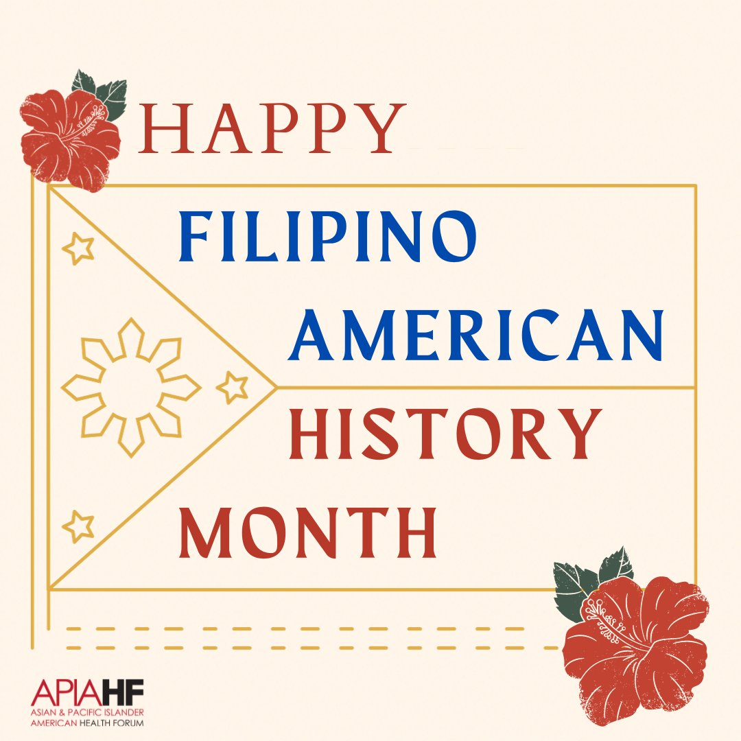Happy Filipino American History Month!

During #FAHM we celebrate the contributions, successes, and efforts of the Filipino American community.