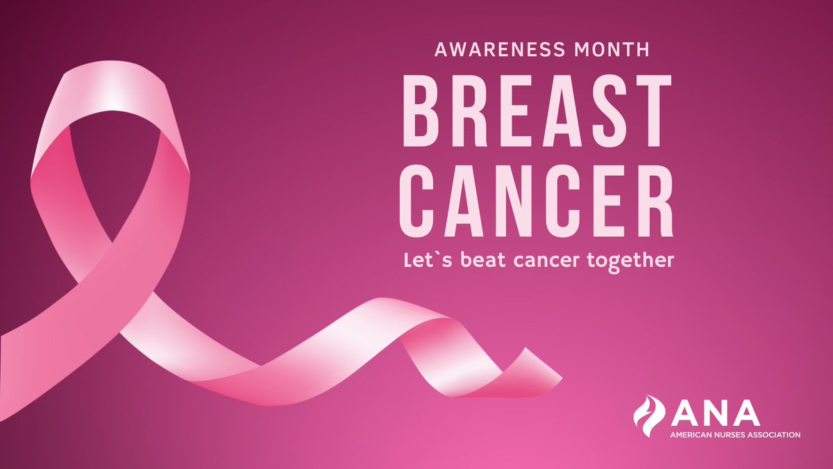 October is #BreastCancerAwarenessMonth and nurses play a crucial role in early detection. Regular check-ups and mammograms are key in preventing and detecting breast cancer. Let's increase awareness and prioritize screenings to save lives.