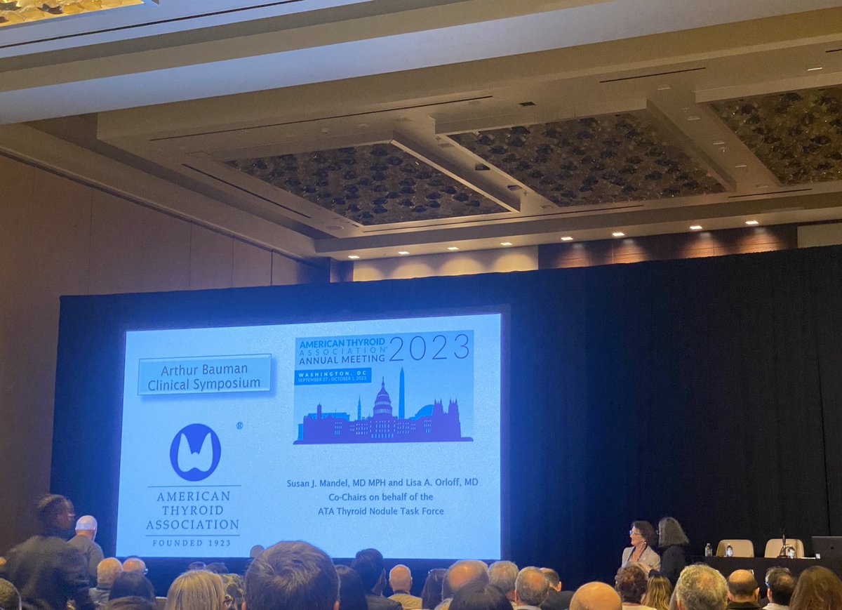 PennEndocrinology (@pennendocrine) on Twitter photo What an excellent Sunday morning! <a href="/SusanJMandel/">Susan Mandel </a> presenting Insights Into New ATA Guidelines. <a href="/AmThyroidAssn/">American Thyroid Association</a> What an excellent Sunday morning! <a href="/SusanJMandel/">Susan Mandel </a> presenting Insights Into New ATA Guidelines. <a href="/AmThyroidAssn/">American Thyroid Association</a>