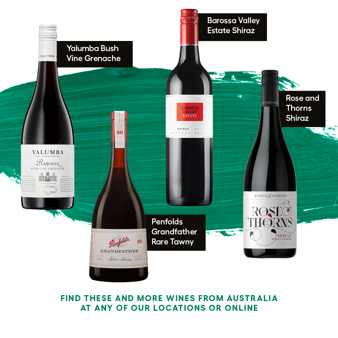 🍇 When it comes to Australian wine no other grape is more synonymous with Shiraz. In Australia's warm climate, Shiraz truly thrives 🇦🇺 Wine enthusiasts are drawn to its juicy-ripe taste, rich with fruit flavours, texture, and seamless balance!