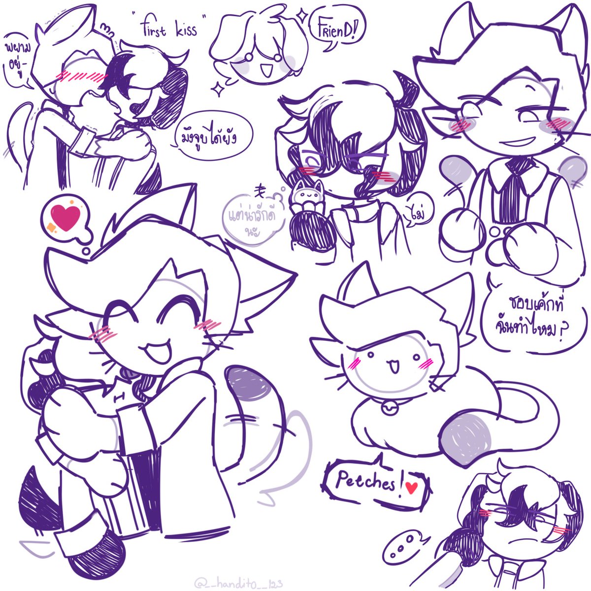 phetsidam36134's tweet image. I like patches face, that kinda cute and funny ლ⁠(⁠^⁠o⁠^⁠ლ⁠)#purrfectapawcalypse