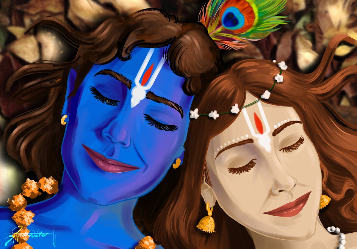 Radhe Radhe !!

Shree Radha Krishna resting.
#digitalartwork #procreate #art #NFTCommunity
