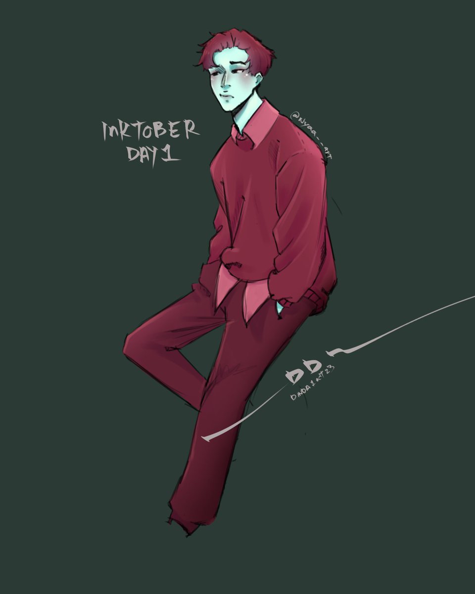 [INKTOBER DAY 1]
01'10'23
.
.
.
.
Media : digital "ibispaint"
Ig &amp; twt : <a href="/nyaa__art/">//iisma</a>
#art #Inktober #draw  #ibispaintX #ink #nyaaart #artwork #illustration #digital #dayone  #digitalart  #artwork #webtoon #boy