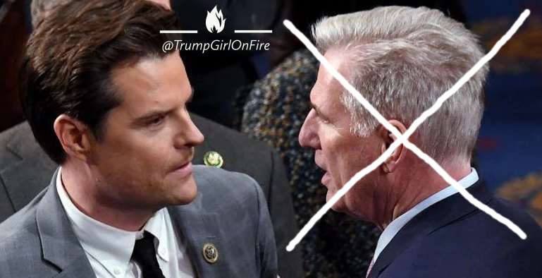 TrumpGirlOnFire's tweet image. One thing we can all agree on, is @SpeakerMcCarthy needs to go!  He failed on his promises, and he failed the America People!

REMOVE McCarthy as Speaker!

#TrumpGirlOnFire 🔥 #RemoveMcCarthy