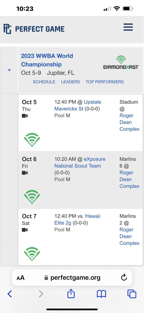 AJ_Garcia2's tweet photo. Excited to announce that I'll be pitching with Elite Squad at the WWBA World Championship in Jupiter this Friday, 10/6/23 at 10:20 AM @ Roger Dean Complex on Marlins Field 6. Coaches, come check out the game! ⚾ #WWBAWorld #EliteSquad #Baseball
@EliteSquad @ESB_Recruiting @FlatgroundApp @JulioMMendoza @Iby_silwany11 @PG_Uncommitted @PG_Scouting
