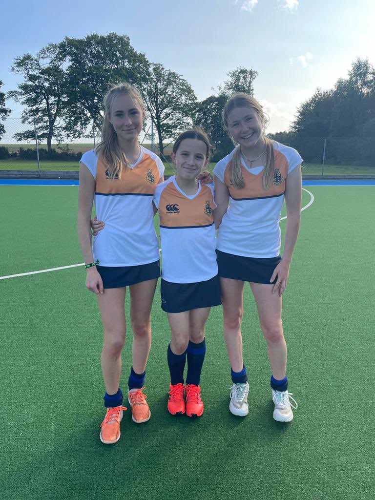 strath_sport's tweet photo. Well done to our 1st XI girls who enjoyed 4 competitive games at the Scottish Boarding Schools tournament today. 

A brilliant day of hockey for our girls &amp; a special mention to the 3 Anna’s who all made their 1st team debuts this afternoon 🏑👏 

#StrathHockey #BlueandGold https://t.co/asZ472agIs