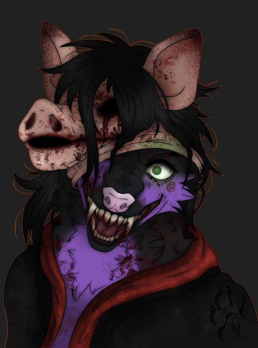 revenfox666's tweet photo. Well hello there wanna play a game?~🐷🐷🐷

Amazing drawing done by @LillyNeram go and look at her stuff! https://t.co/eKj2JUjezC
