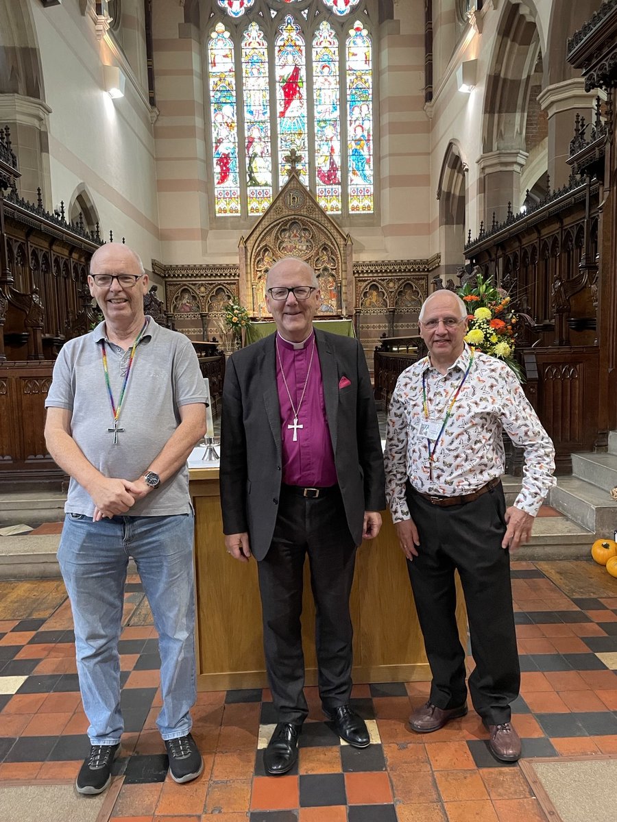 It was a delight to spend time with St Albans #Cursillo yesterday, to thank Geoff Nicholson (left) for his service as Lay Directory and to commission Laurie Little (right) as the new Lay Director