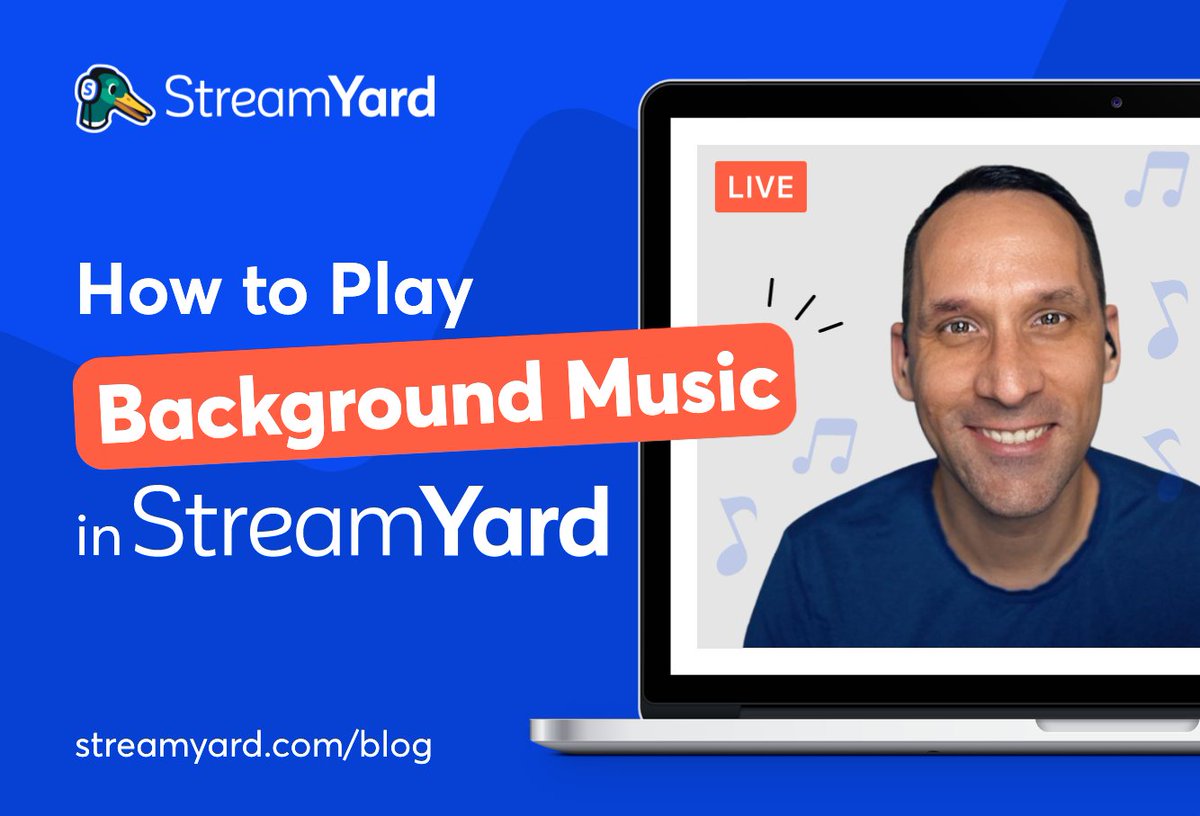 How to play background music in <a href="/streamyardapp/">StreamYard #TheYard</a> to enhance the live streaming experience for your viewers.

#LiveStreaming #LiveStreamingTips via <a href="/ckroks/">Christian Karasiewicz #DigitalMarketing</a> bit.ly/3JTciF0https:/…