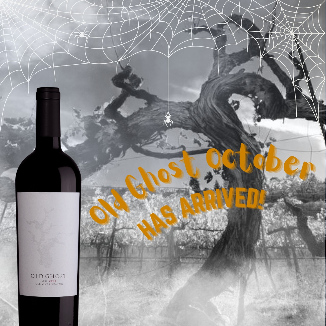 It’s the moment we’ve all been waiting for. #OldGhostOctober is finally here! 👻 Celebrate with us all month long as we raise a glass to our frightfully delicious Old Ghost Zinfandel.🍷