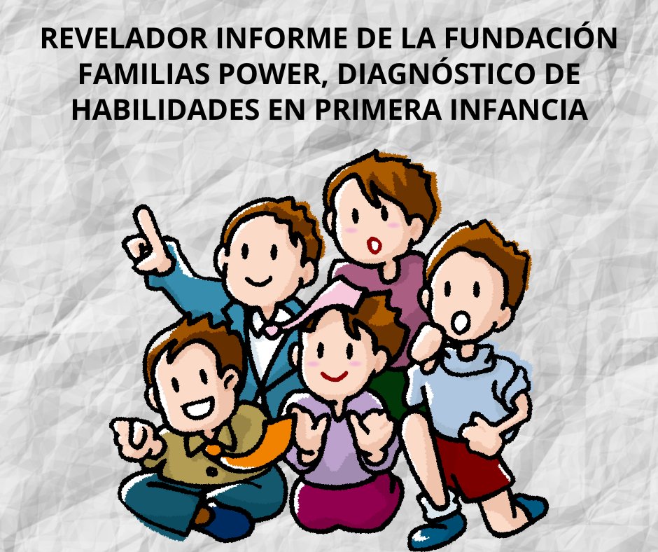 ipugayoung's tweet photo. Informe de la Fundación Familias Power, Diagnóstico de Habilidades en 1era Infancia, revela que el proceso de desarrollo de niños entre 2 y 4 años de zonas vulnerables, en áreas de comunicación y motricidad gruesa, está bajo lo esperado para su edad, ver: https://t.co/3tzoZkMAKG https://t.co/MNqDfDmfzk
