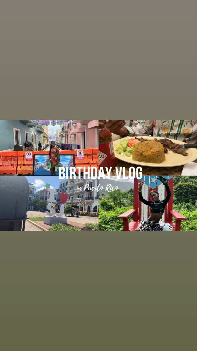 drezzy_iam's tweet image. My birthday vlog in Puerto Rico is out nowww go check it out ❤️

#newyoutuber #youtube