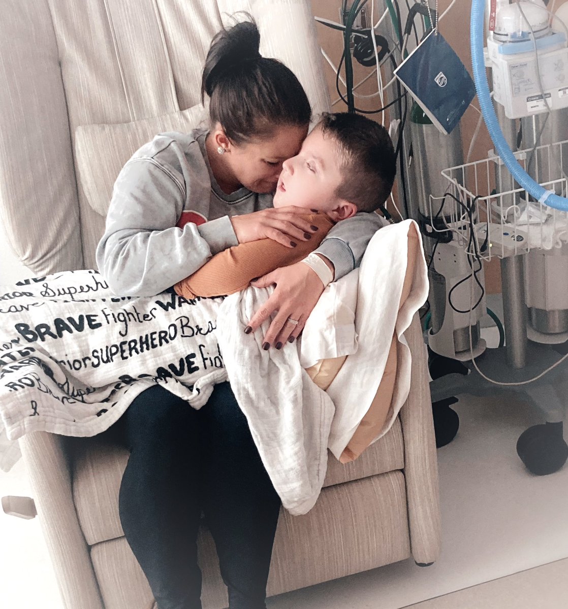 Heaven gained one of the most precious boys to ever be on this earth. 

Yesterday morning Braxton was able to pass away peacefully in my arms. 

He is now up in heaven where he is no longer suffering &amp; completely seizure free. 

Please continue to pray for our family at this time