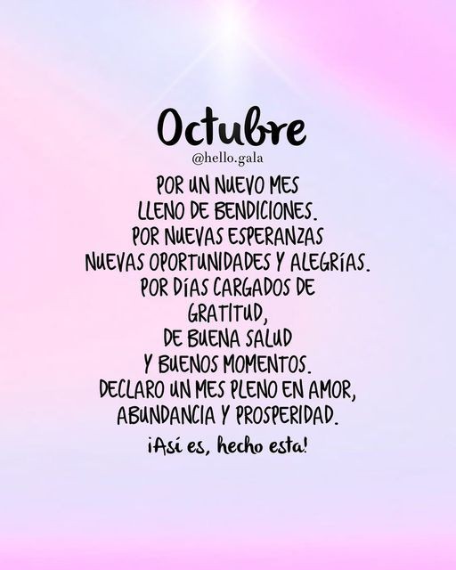 lacosamaslinda1's tweet photo. Bienvenido octubre 🙌💕🐞🦋💓🎉 https://t.co/hx52GbLgHv