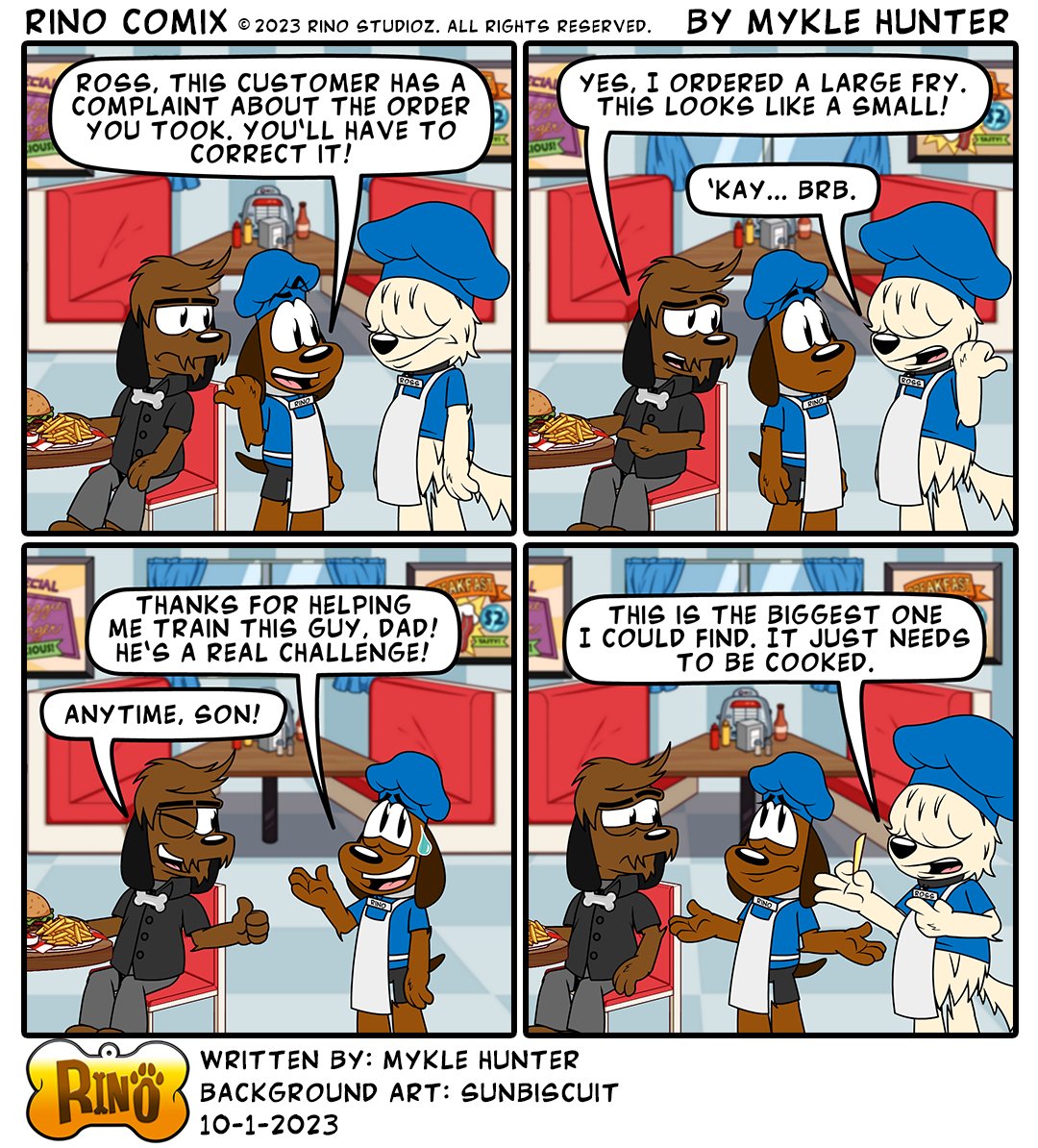 RinoStudioz's tweet photo. Would you accept the challenge of training Ross?
#wholesome #comic #comics #feelgood #gooddog #doglover #funny https://t.co/Od7m7tilUR