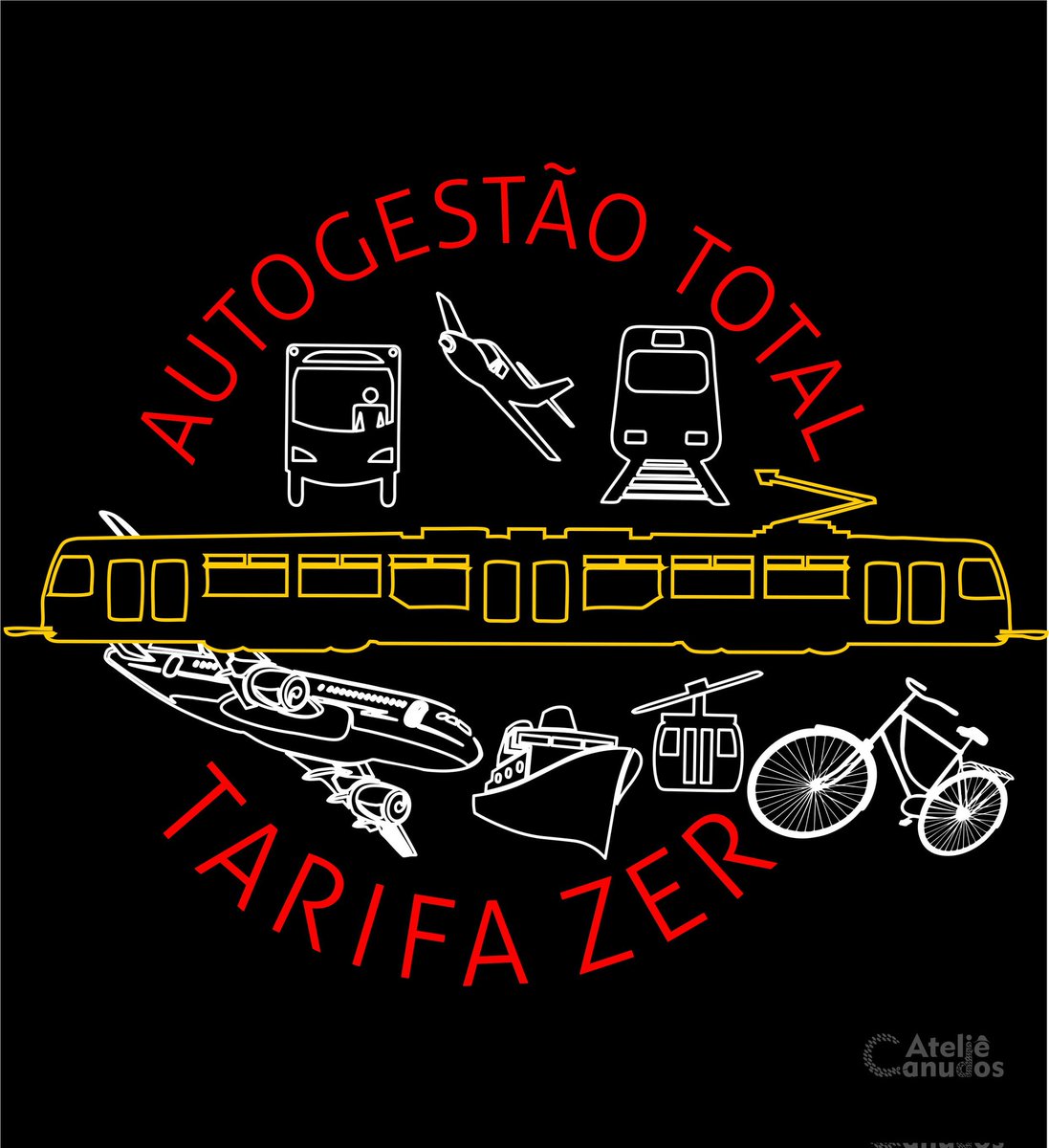ateliecanudos's tweet photo. Tarifa zero não é tarifa de graça, mas não é paga nas catracas/bilheterias. É paga através de impostos arrecadados pelo Estado para a empresa de transporte, que poderia ser uma cooperativa de autogestão. Nós, passageiros, pagamos com antecedência nos impostos recolhidos. https://t.co/qlgHyeUw3y