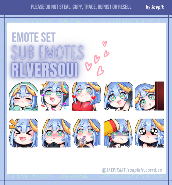 SAEPIKART's tweet photo. New #emote for @RlverSouI 
Thank you so much ❤
#vtuberfr #ENVtubers https://t.co/9nl8oCof1W