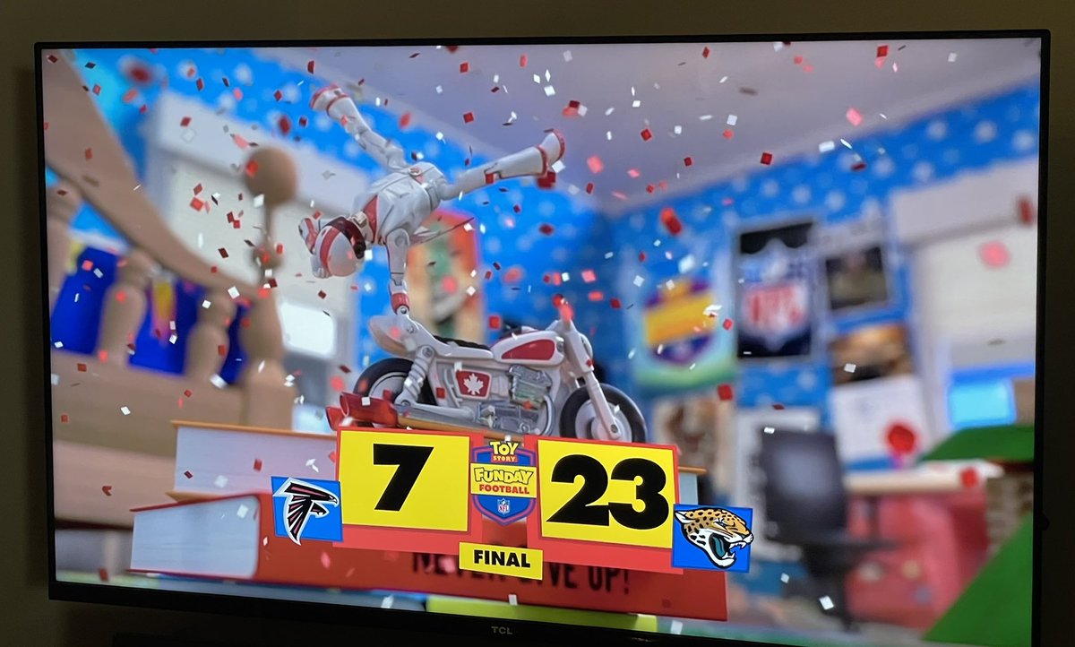 Big win! #DUUUVAL #ToyStory