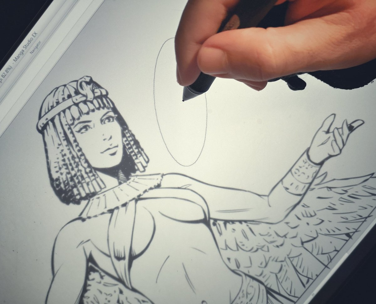 ExMakarov's tweet photo. Who is she? Cleopatra? Ishtar?
Retro Sci-Fi comics in progress;)
#comicsbooks #cleopatra #ishtar #mythology #inking #comicsink #inkoctober #comicgirls #workincomics #wacomcintiq #clipstudiopaint #artdaily https://t.co/Zfk8XR1df1