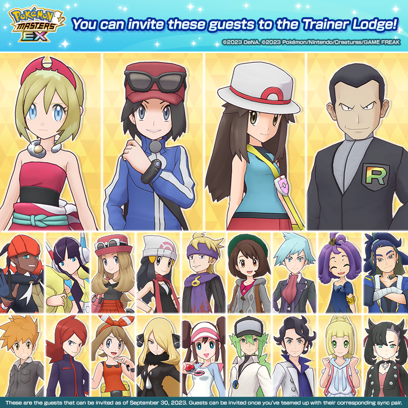 Pokémon Masters EX on X: 🎉 A new guest has arrived! 🎉 You can now invite  Dawn to the #TrainerLodge after you team up with 5☆ Dawn & Turtwig! 🤝  Also, the