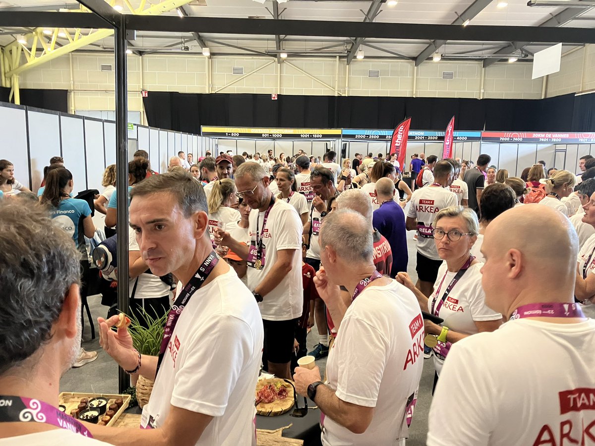 Batais (@laurentbatais) on Twitter photo Quelle belle édition 2023 du relais entreprise du <a href="/MarathonVannes/">Marathon de Vannes</a> 🌞
ARKEA très bien représenté et sur les 3 plus hautes marches 💪💪🤩🤩
+ Première équipe mixte
+ Troisième équipe féminine
<a href="/CMBretagne/">CMBretagne</a> <a href="/ClubTeamArkea/">CLUB TEAM ARKEA</a> <a href="/cmarkea/">Crédit Mutuel Arkéa</a>
Un grand merci à tous
A l’année prochaine 😏 Quelle belle édition 2023 du relais entreprise du <a href="/MarathonVannes/">Marathon de Vannes</a> 🌞
ARKEA très bien représenté et sur les 3 plus hautes marches 💪💪🤩🤩
+ Première équipe mixte
+ Troisième équipe féminine
<a href="/CMBretagne/">CMBretagne</a> <a href="/ClubTeamArkea/">CLUB TEAM ARKEA</a> <a href="/cmarkea/">Crédit Mutuel Arkéa</a>
Un grand merci à tous
A l’année prochaine 😏