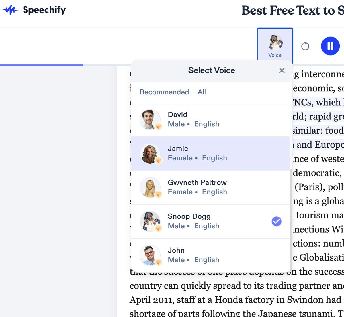 missgeog92's tweet photo. TEACHER AI HACK NUMERO 4:

Need to read something in order to plan? Use speechify to convert the text to voiceover so you can listen and work instead.  Voices aren't robotic, can adjust speed. Can even have snoop dogg reading to you
https://t.co/ShMQNspC55 https://t.co/ES6qYhmPSo