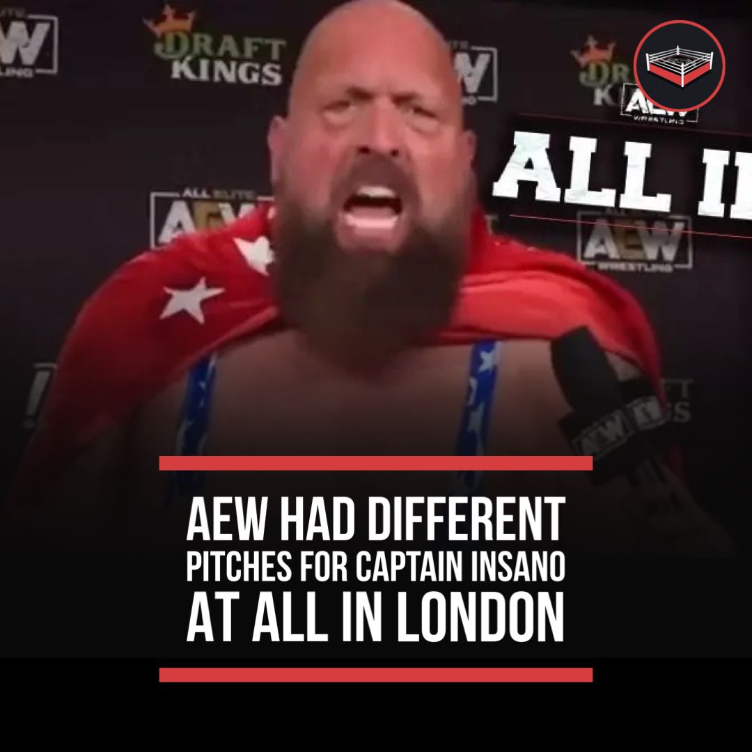 ringsidenews_'s tweet image. Should #AEW make #CaptainInsano a regular character? ringsidenews.com/2023/10/01/aew…