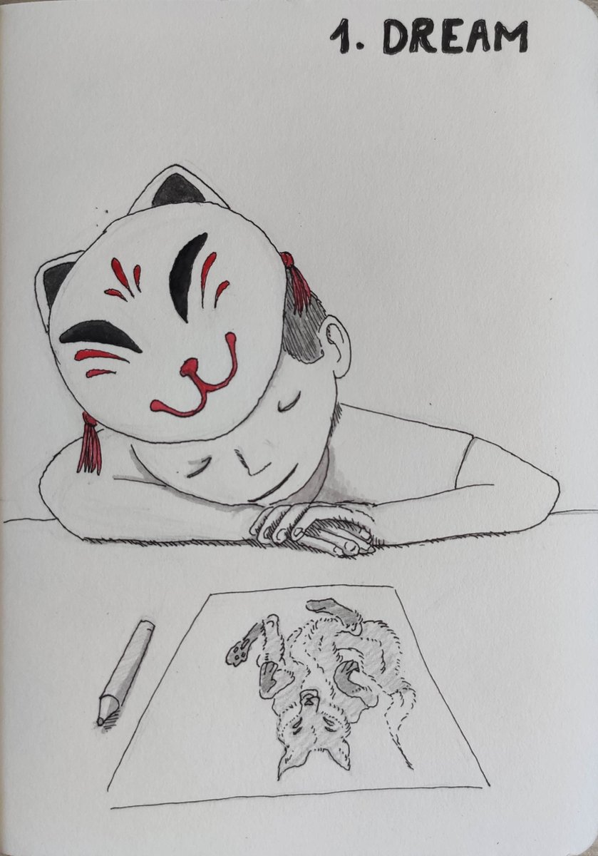 Seg_fault_'s tweet photo. #inktober2023dream 
#inktober2023 https://t.co/II467UTSh7