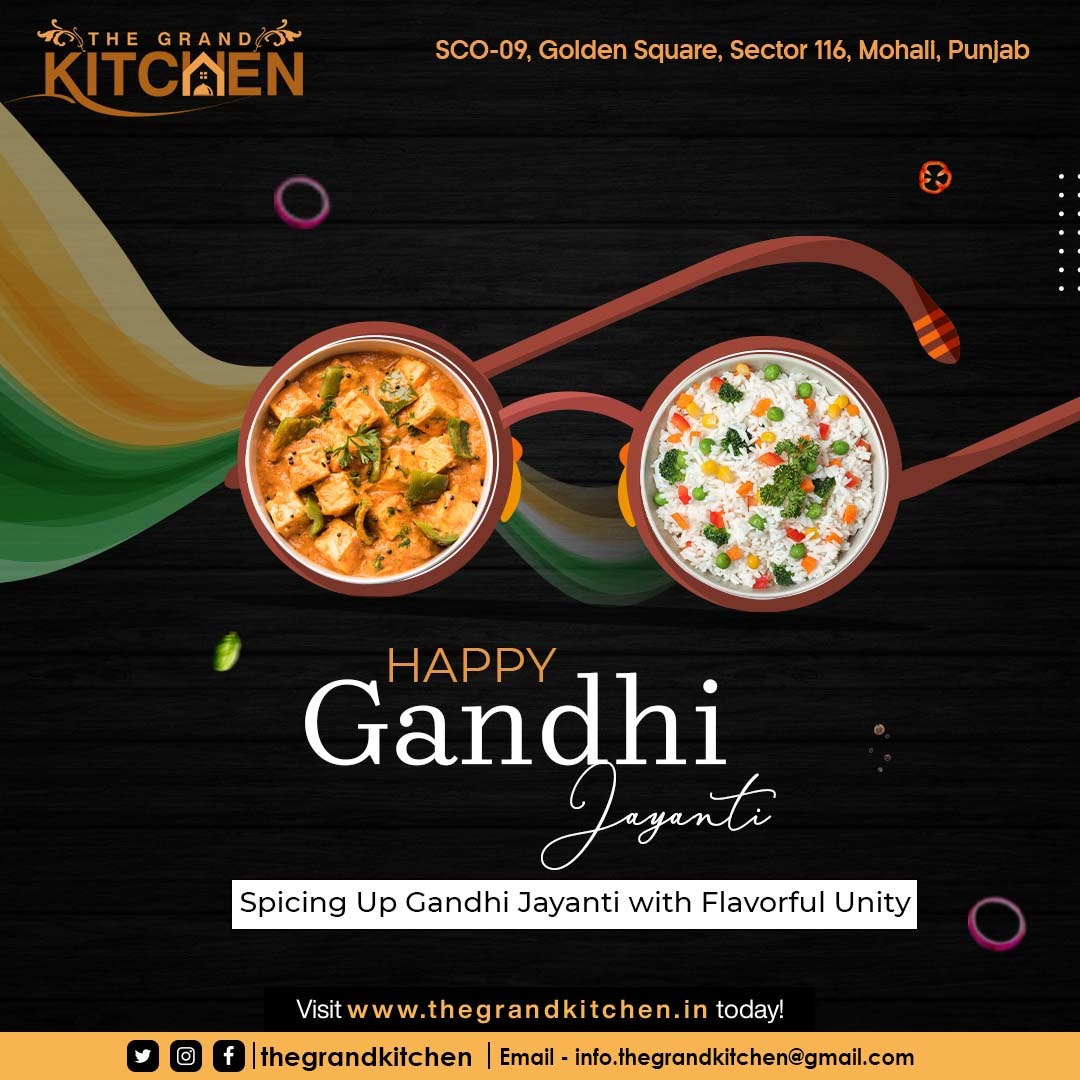 GrandKitchen21's tweet photo. Reflecting on the teachings of Mahatma Gandhi on his birth anniversary.

#gandhijayanti #mahatmagandhi #gandhi #india #gandhiji #happygandhijayanti #fatherofthenation #bapu #mahatma #peace #indian #fatherofnation #nonviolence #GrandKitchen #food #goodfood #familyrestaurant https://t.co/CsrK5kd2RZ