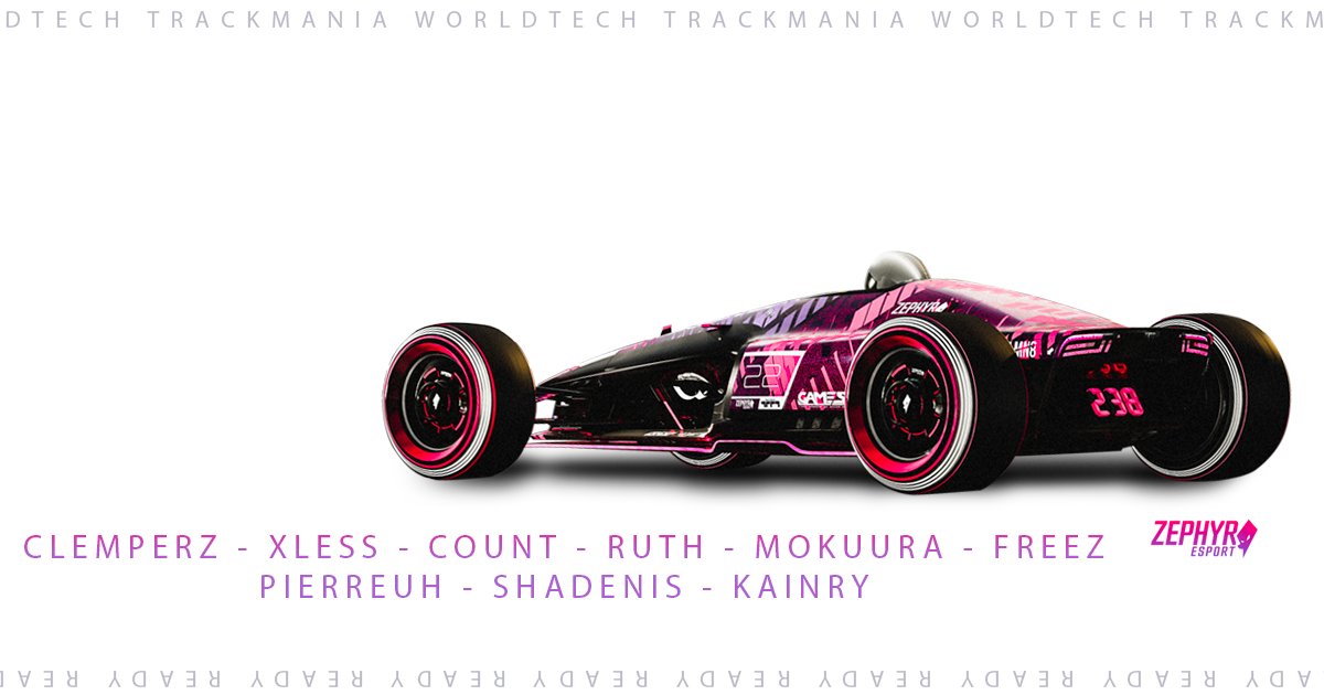 Zephyr_E_Sport's tweet image. 🐙[#Trackmania]🐙

La #Worldtech Trackmania , c'est maintenant! 🔥

On retrouve notre team vs @ForzaJuju tout de suite et à 21h c'est les @EclipseEsportFr Pulsar que l'on retrouve!

Let's Goooo!!!