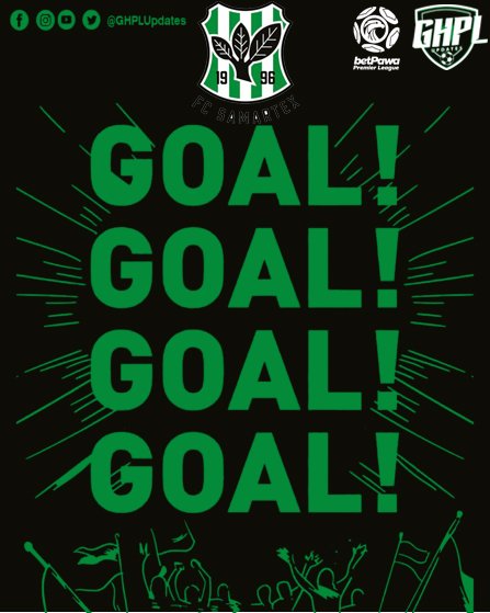 GHPLUpdates's tweet photo. GOOOAAALLL! Baba Musa Hamidu scores the third one for FC Samartex.
FC Samartex 3-1 Bechem United
#GPLwk3 | #Ghplupdates https://t.co/M5QditxaYQ