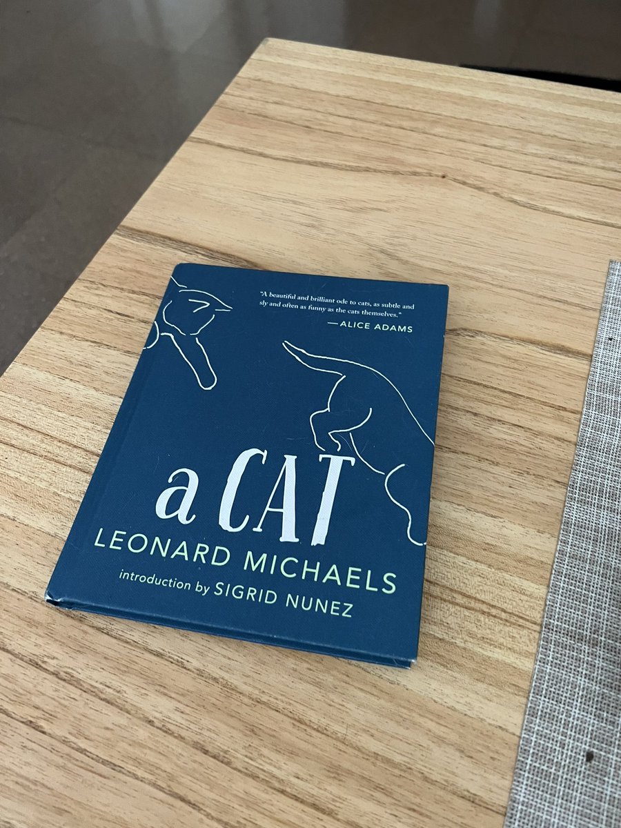 Thanks <a href="/brainpickings/">The Marginalian (formerly Brain Pickings)</a> for such a lovely suggestion. Deeply in love with this beautifully written masterpiece. #acat by #LeonardMichaels