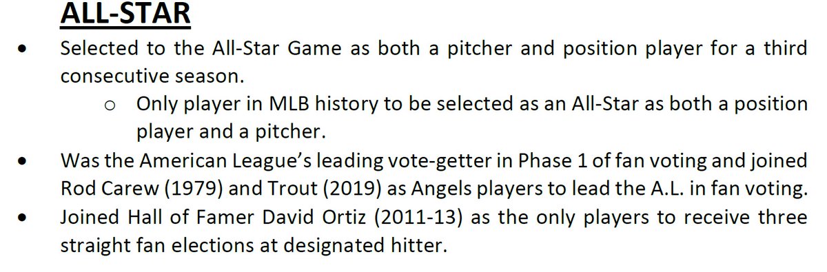 LAAngelsPR's tweet photo. A look into a few of Shohei Ohtani's accomplishments during the 2023 Season https://t.co/qv0VdakVKJ