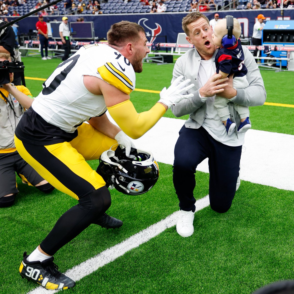 Say hi to Uncle TJ!

<a href="/_TJWatt/">TJ Watt</a> <a href="/JJWatt/">JJ Watt</a>
