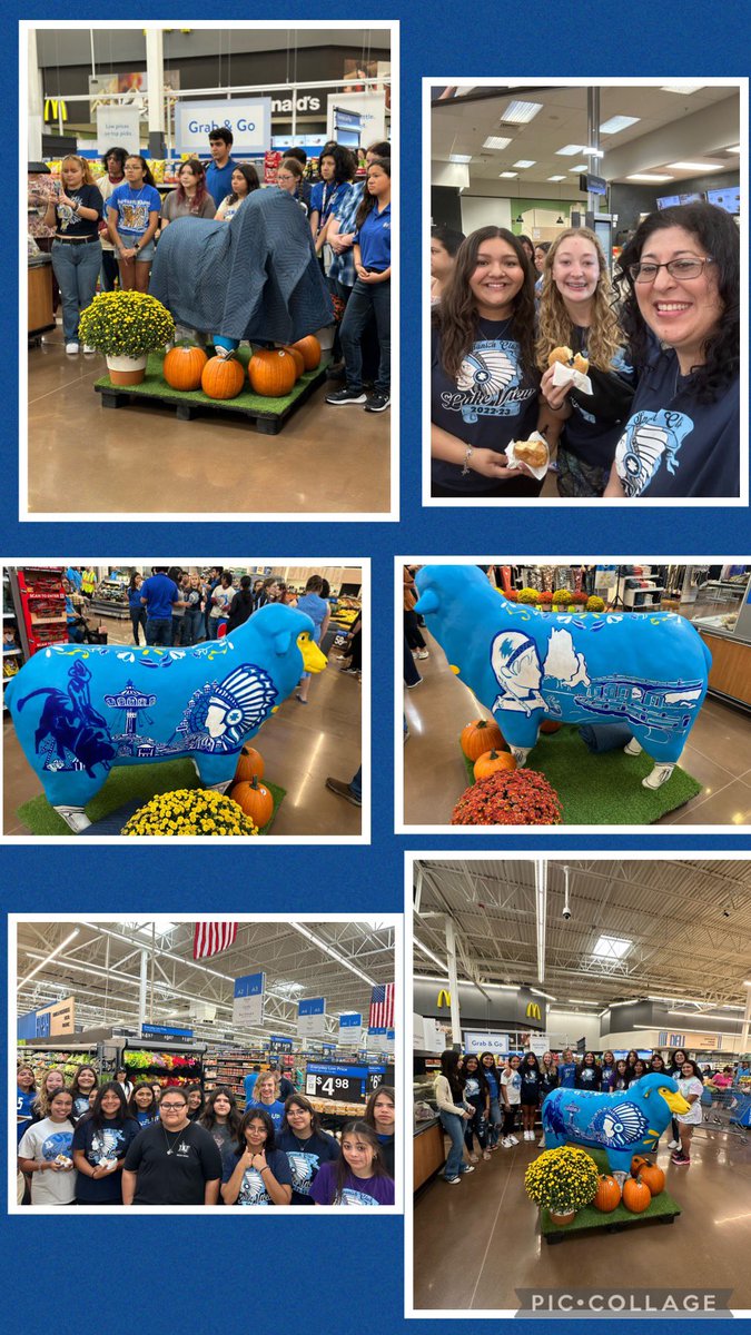 LVSpanishClub's tweet image. The talent of our students just amazes me. So glad to be a part of today’s ceremony to unveil Wal-Mart’s new ewe. Kudos to the Art Club for such an amazing job. 👏🏼👏🏼 Spanish Club was there to represent the North side. 😁 #talent #communitybonding @Walmart @sa_lakeviewHS