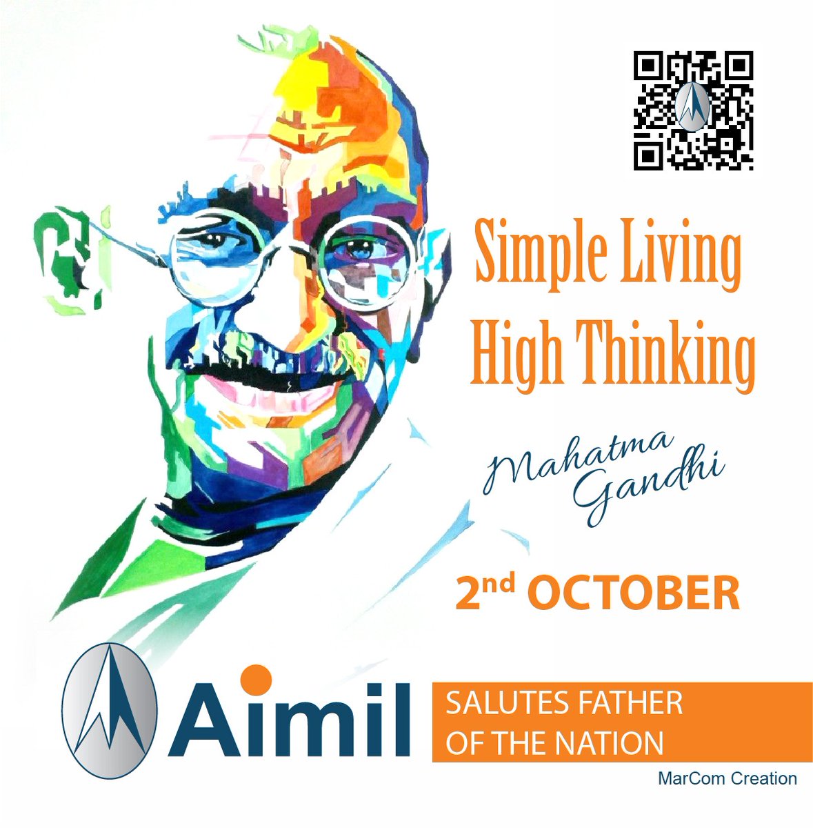 AimilLtd's tweet photo. The best way to find yourself is to lose yourself in the service of others. Let the occasion of Gandhi Jayanti remind us to always help others.   
#2October #GandhiJayanti #HappyGandhiJayanti2023 #MahatmaGandhi #Manufacturing #Technology #Aimilltd #Aimil #LalBahadurShastriJayanti https://t.co/JqzNrKn8Lh