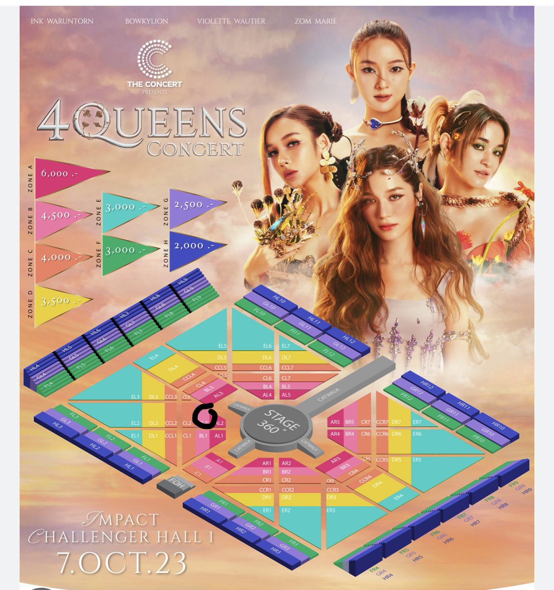 Boboza522's tweet photo. ปล่อยบัตรคอนเสิร์ท 4 สาว 4queen
ที่นั่งโซน BL2 แถว B มี 2 ใบติดกัน
ราคาหน้าบัตรใบละ 4500 ขาย 3000 
นัดรับ bts ได้หมดเลยจ้า

#4queenconcert
#4QueensConcertTicket 
#4queenConcert https://t.co/djfb2ZxnTn