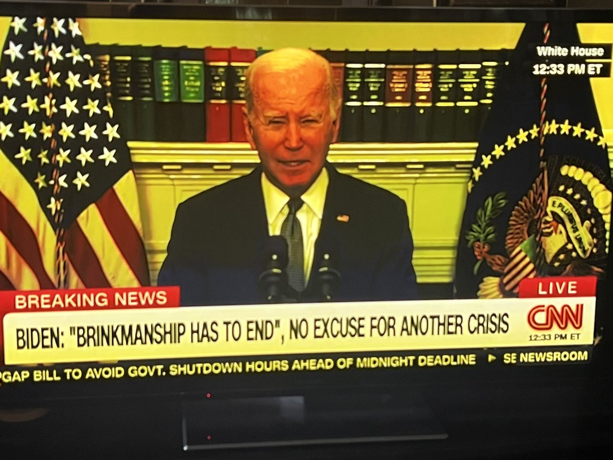 Biden says stop the games! Pass what was agreed upon earlier.  If you agree drop a 💙

I and #BlueStormFriends want to follow you. #SpendingBill
#GOPClownShow #FBR Repost