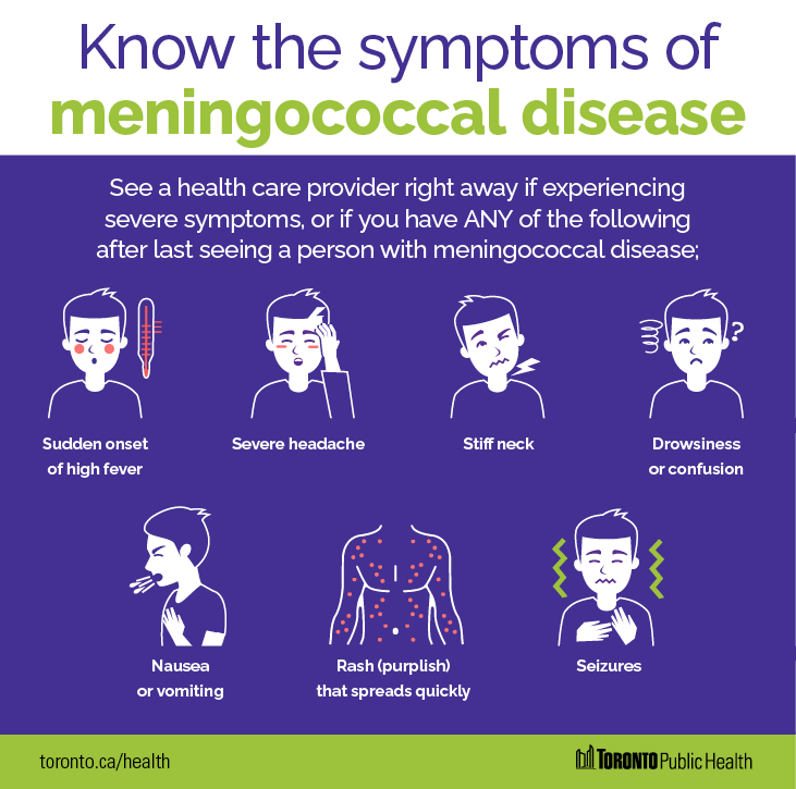 TOPublicHealth's tweet photo. Vaccination is your best protection against #Meningococcal disease.

If you are between 20 &amp; 36, or new to Canada, you may not have received this vaccine. Check your immunization record to find out.

Learn more and book an appointment:  https://t.co/YNrIrRpls3 https://t.co/xZqx8PlSOm