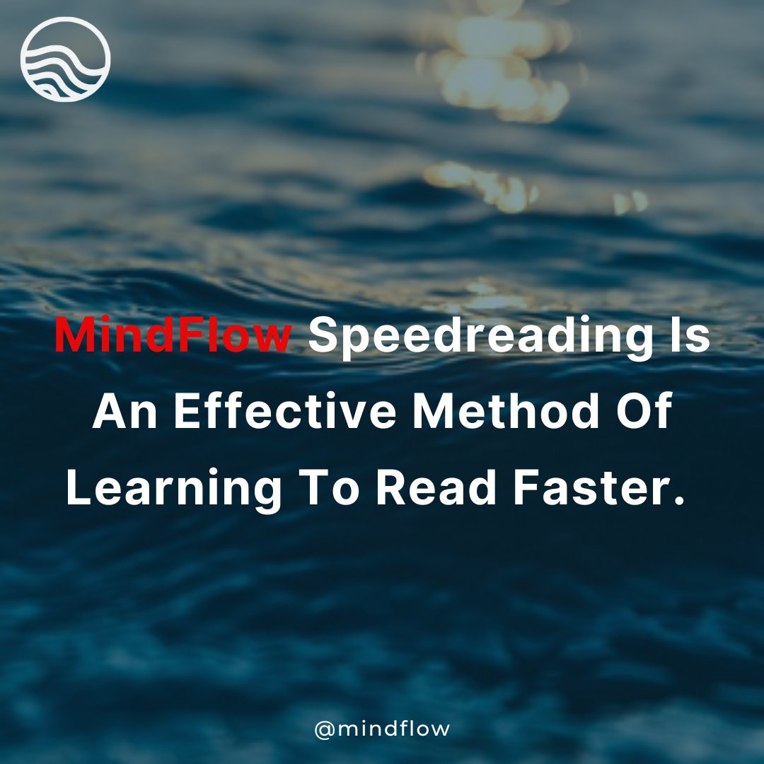 mindflowreading's tweet photo. MindFlow Speedreading is an effective method of learning to read faster. This approach employs several different strategies that can help you become a more efficient reader, from improving focus and concentration to utilizing tools such as underlining key points in text. https://t.co/5brQHbnxt6