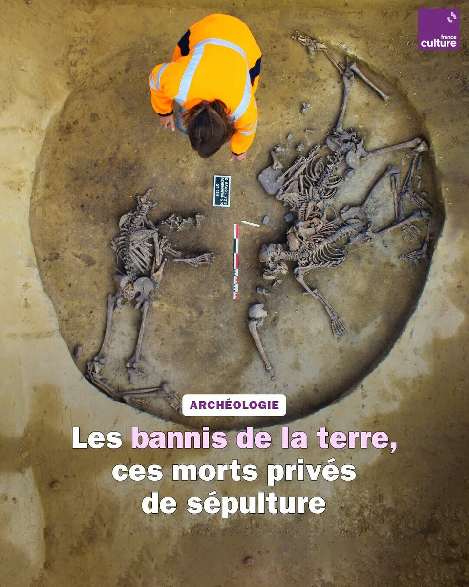 Depuis 100 000 ans, l’Homme enterre ses morts. Mais dans de nombreuses sociétés, certains individus s’avèrent bannis de toute tombe.
➡️ l.franceculture.fr/F5o