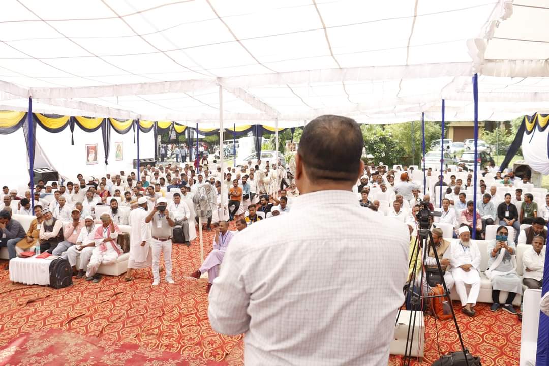 राष्ट्रीय मुस्लिम मोर्चा का दूसरा राष्ट्रीय अधिवेशन नई दिल्ली में मा. वामन मेश्राम (राष्ट्रीय अध्यक्ष- भारत मुक्ति मोर्चा एवं संरक्षक- राष्ट्रीय मुस्लिम मोर्चा) की अध्यक्षता सफलतापूर्वक संपन्न हुआ.