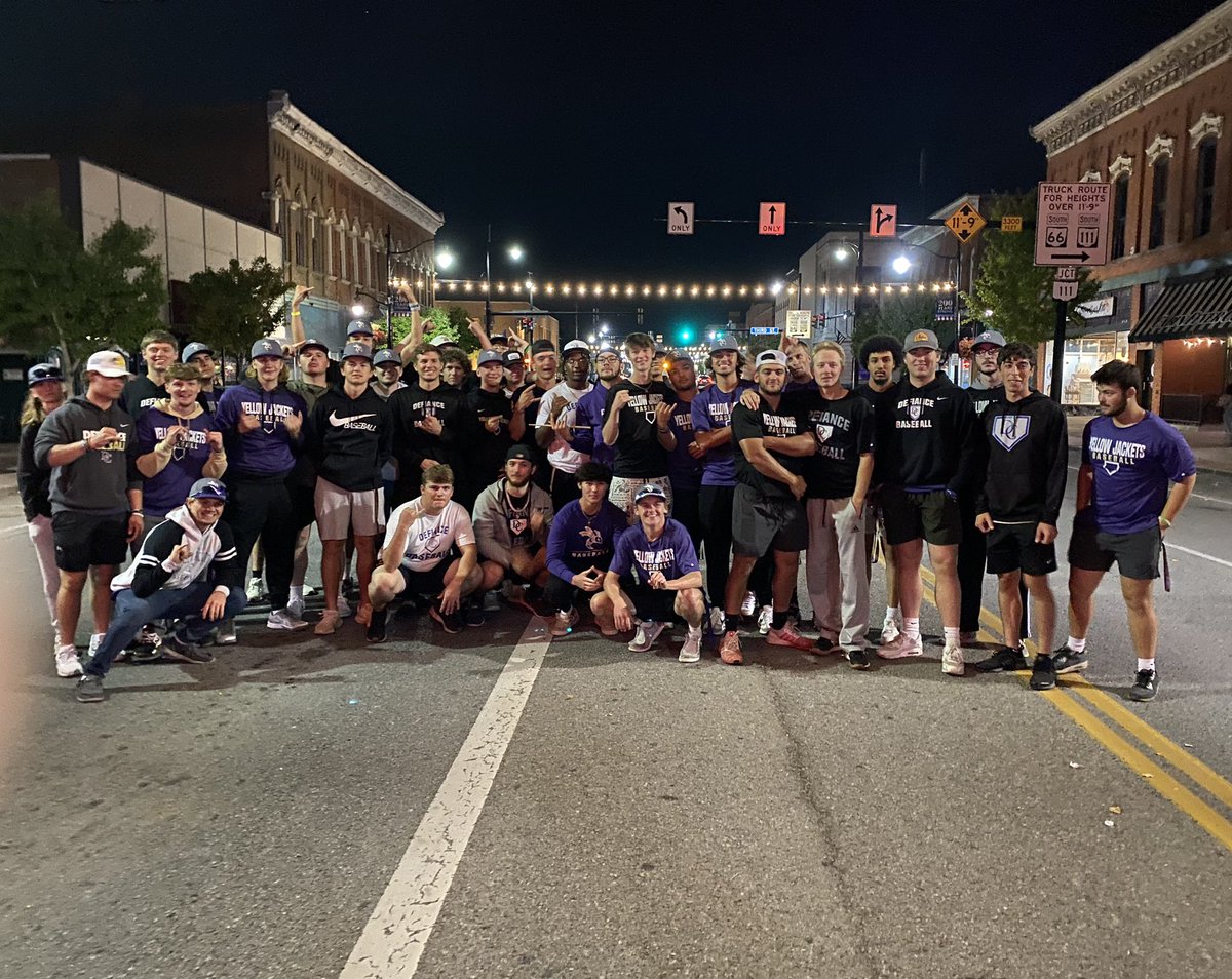 Defiance College Baseball tweet media